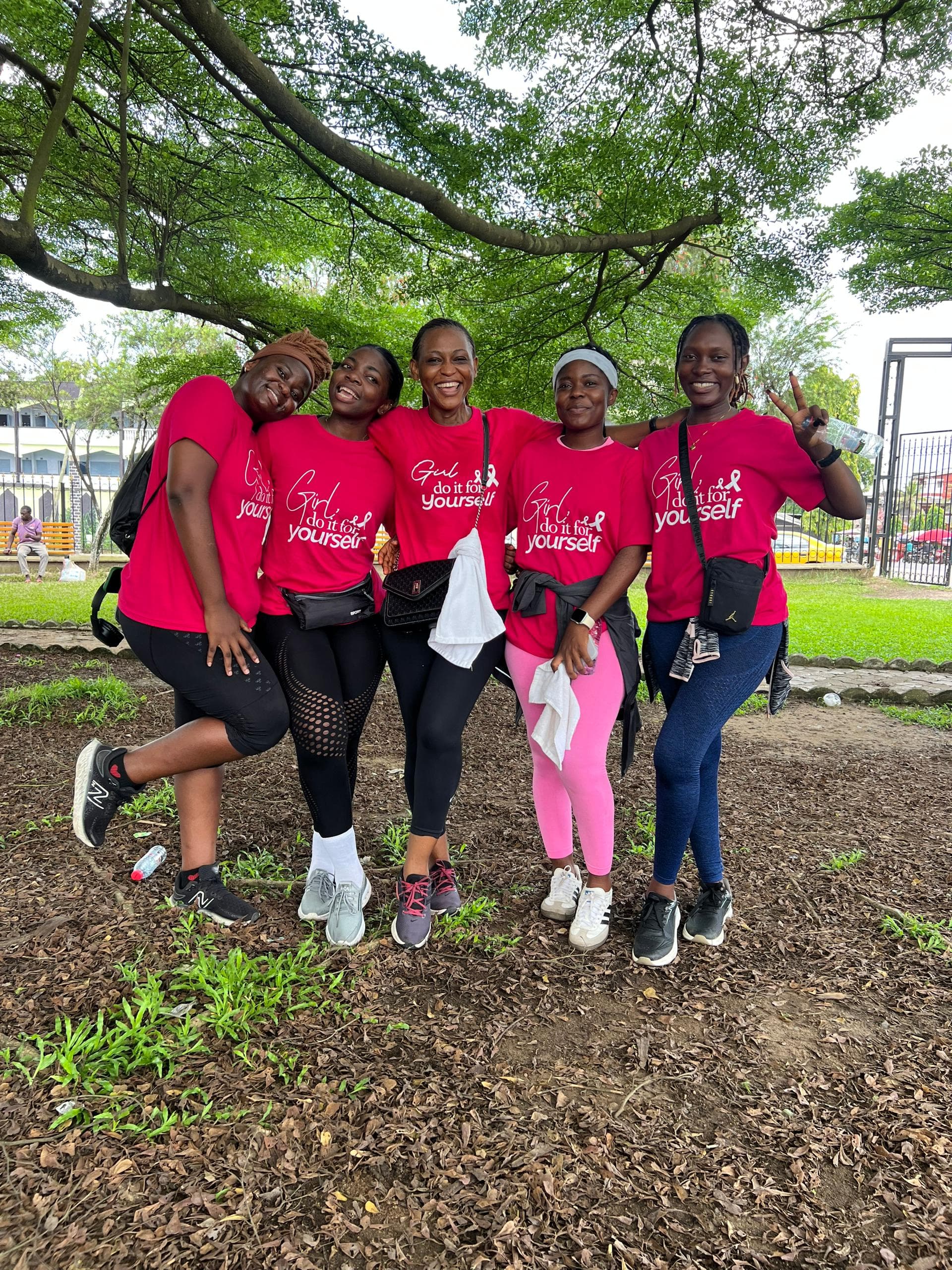 The iWoman Power Walk — participants in motion
